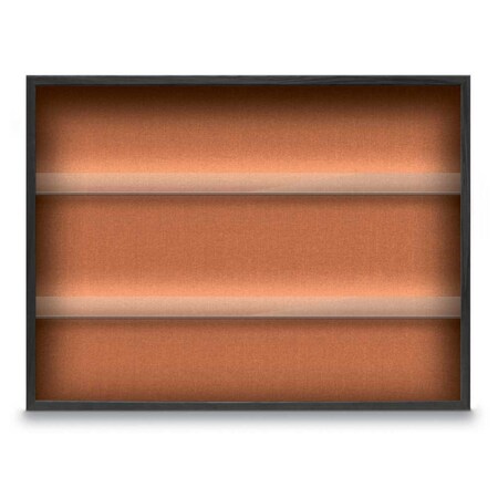 United Visual Products Outdoor Enclosed Combo Board, 48"x36", White Frame/Black Porc & Keylime UVCB4836ODW-BLKPORC-KEYLIME